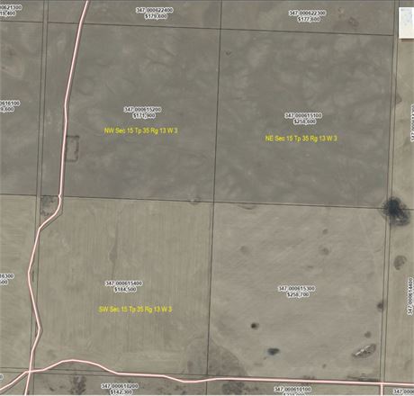For Sale 3 Quarters Farmland RM 347