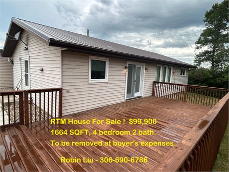 To Be Removed ! 4 Bedroom 2 bath RM House